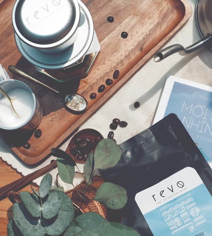 Баннер с кофе на главной странице.